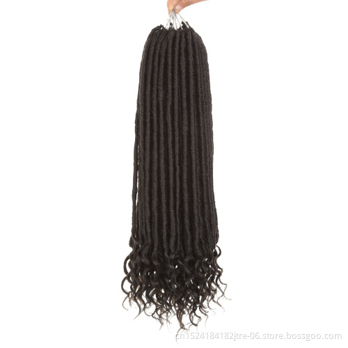 High Quality 20inches Soul Goddess Locs Dread Loc  Synthetic Braiding Hair